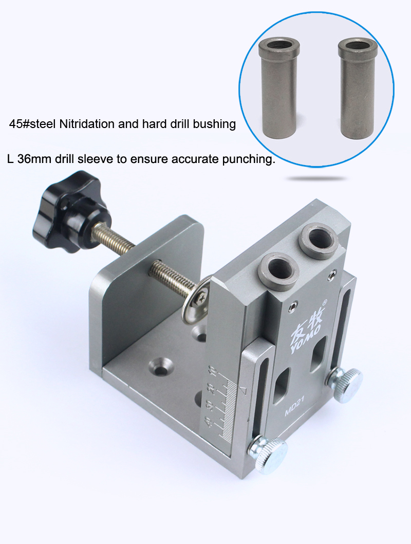 Drillpro-YOMO-MD21-Aluminum-Alloy-Pocket-Hole-Jig-Kit-With-9mm-Step-Drill-Bit-Wood-Doweling-jig-Dril-1750792-11