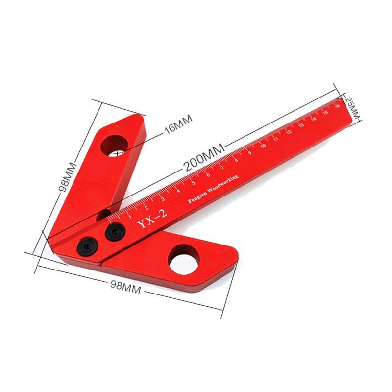 Drillpro-YX-1YX-2-Woodworking-Aluminum-Alloy-Center-Scriber-Finder-with-Metric-Scale-Line-Caliber-Ru-1600224-4