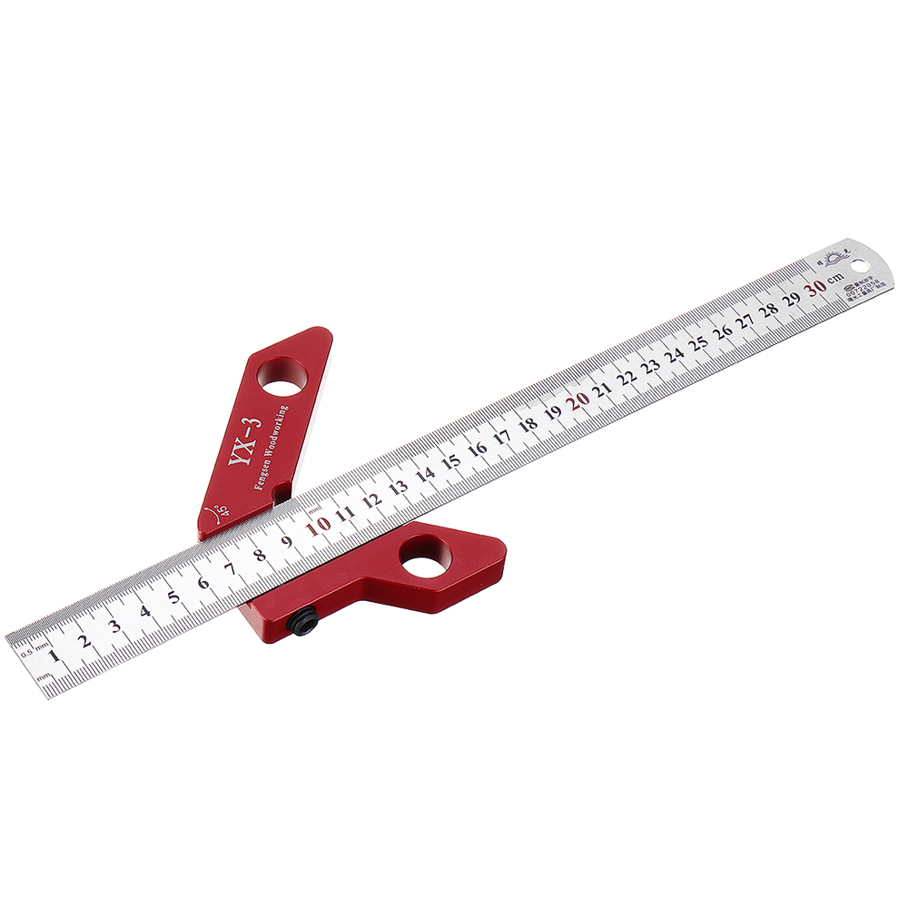 Drillpro-YX-3-Woodworking-Magnetic-Center-Scriber-Finder-45-90-Degrees-Angle-Line-Caliber-Ruler-Metr-1599815-1