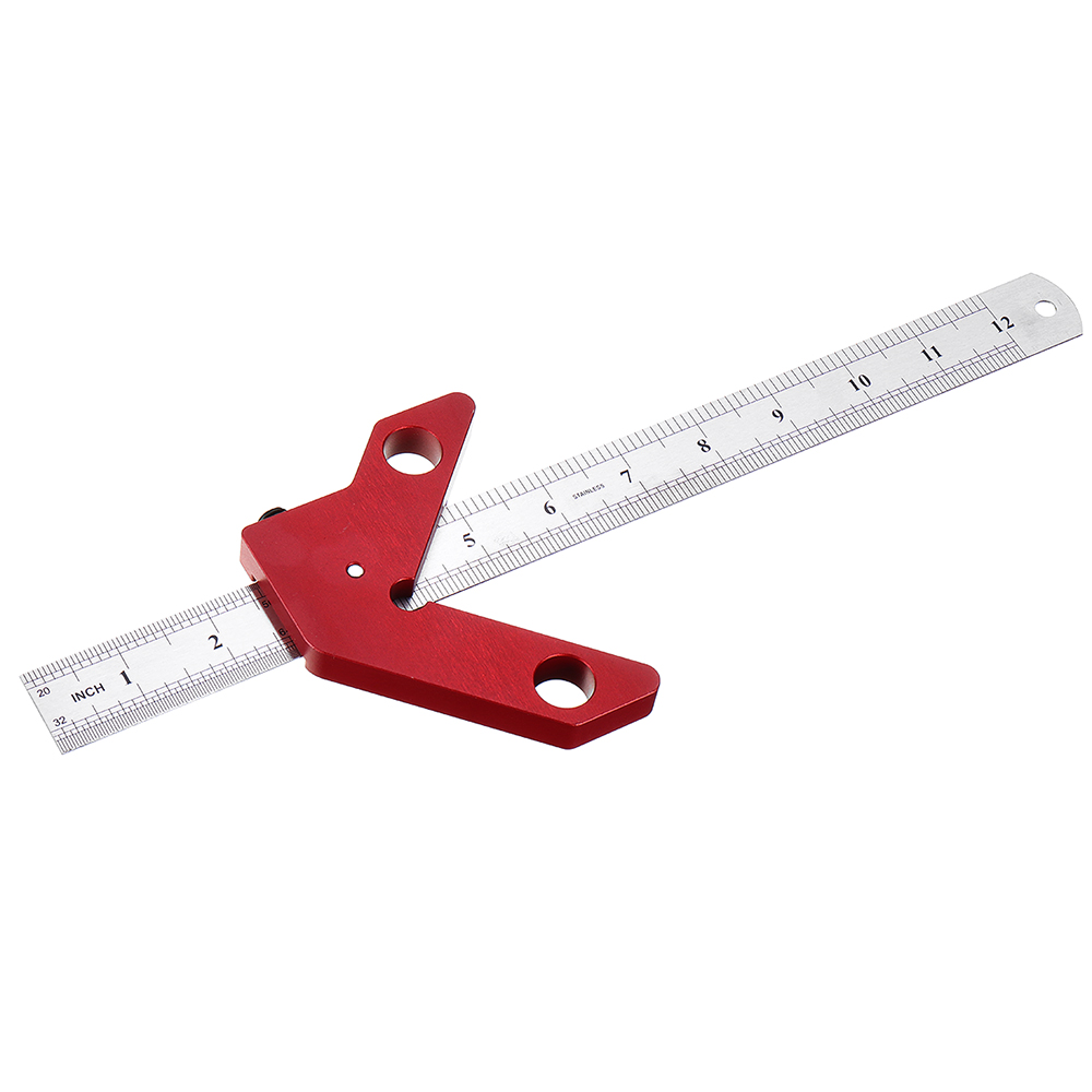 Drillpro-YX-3-Woodworking-Magnetic-Center-Scriber-Finder-45-90-Degrees-Angle-Line-Caliber-Ruler-Metr-1599815-3