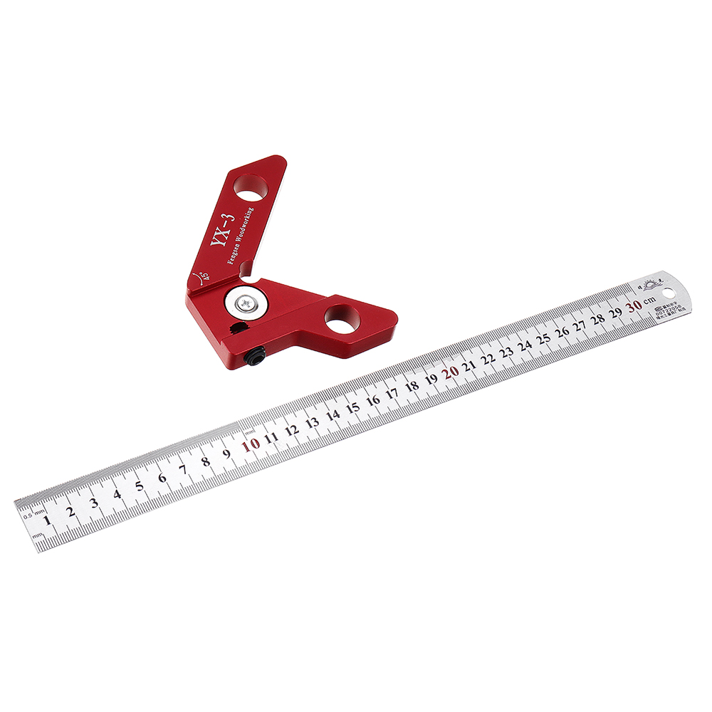 Drillpro-YX-3-Woodworking-Magnetic-Center-Scriber-Finder-45-90-Degrees-Angle-Line-Caliber-Ruler-Metr-1599815-4