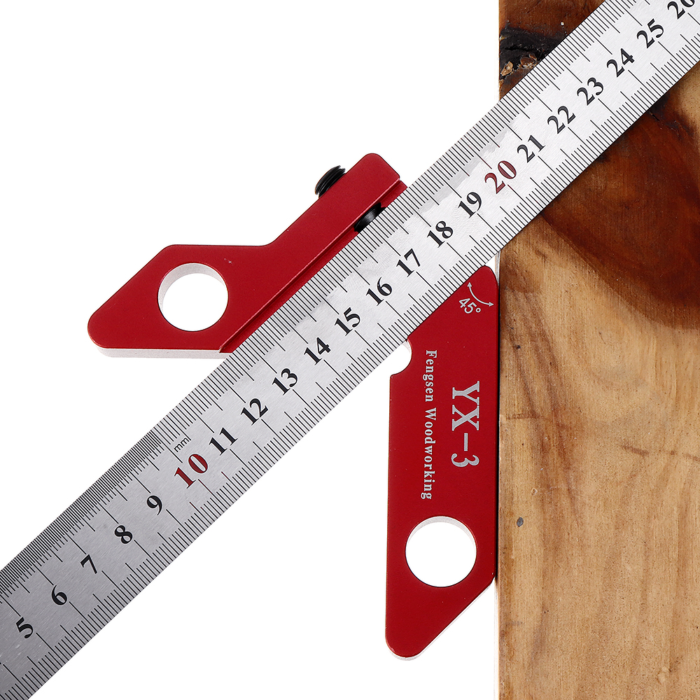 Drillpro-YX-3-Woodworking-Magnetic-Center-Scriber-Finder-45-90-Degrees-Angle-Line-Caliber-Ruler-Metr-1599815-9