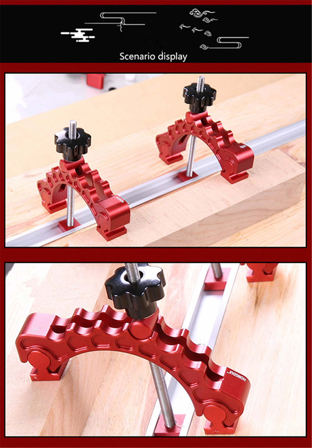 HONGDUI-Aluminum-Alloy-Knuckle-Clamp-Adjustable-Press-Plate-T-Track-Clamp-Quick-Acting-Hold-Down-Cla-1429379-8
