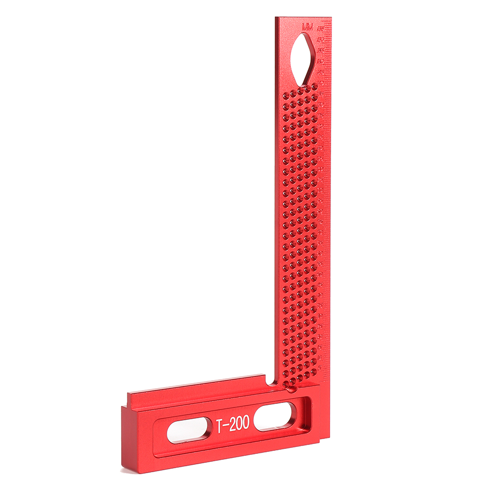 L-Type-160200mm-Aluminum-Alloy-Woodworking-Square-Hole-Positioning-Metric-Measuring-Ruler-Carpenter--1805325-6