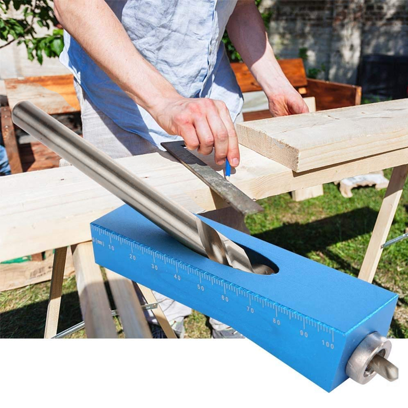 Mini-Pocket-Hole-Jig-System-with-or-without-Step-Drill-Bit-Depth-Collar-Woodworking-Tool-1646607-10