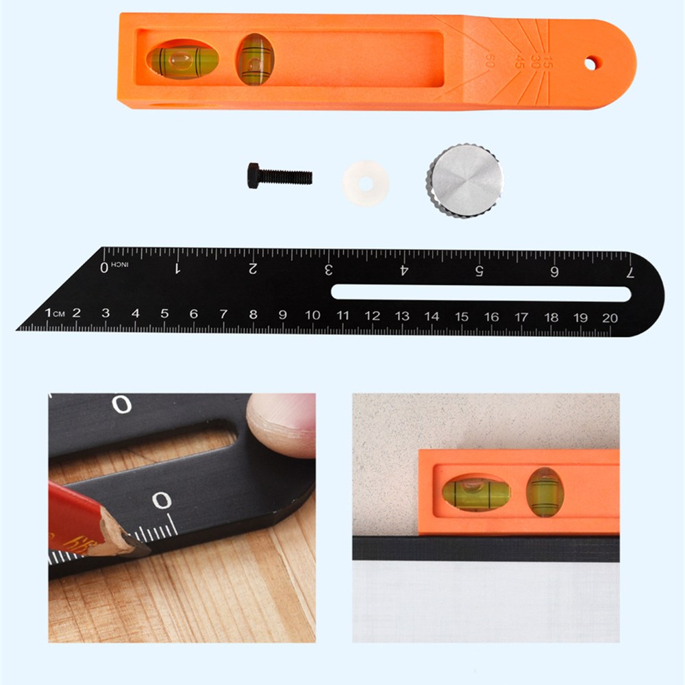 Protractor-Angle-Ruler-T-Shape-Ruler-Adjustable-Ruler-with-Level-1816720-6