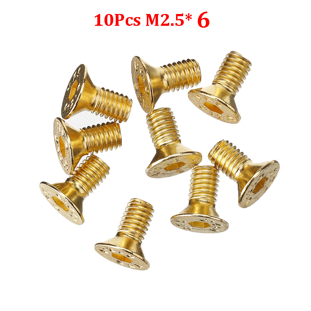 RED-ARROW-10PCS-M25x6-Wood-Turning-Tool-Screw-for-Locking-Wood-Carbide-Inserts-1684140-1