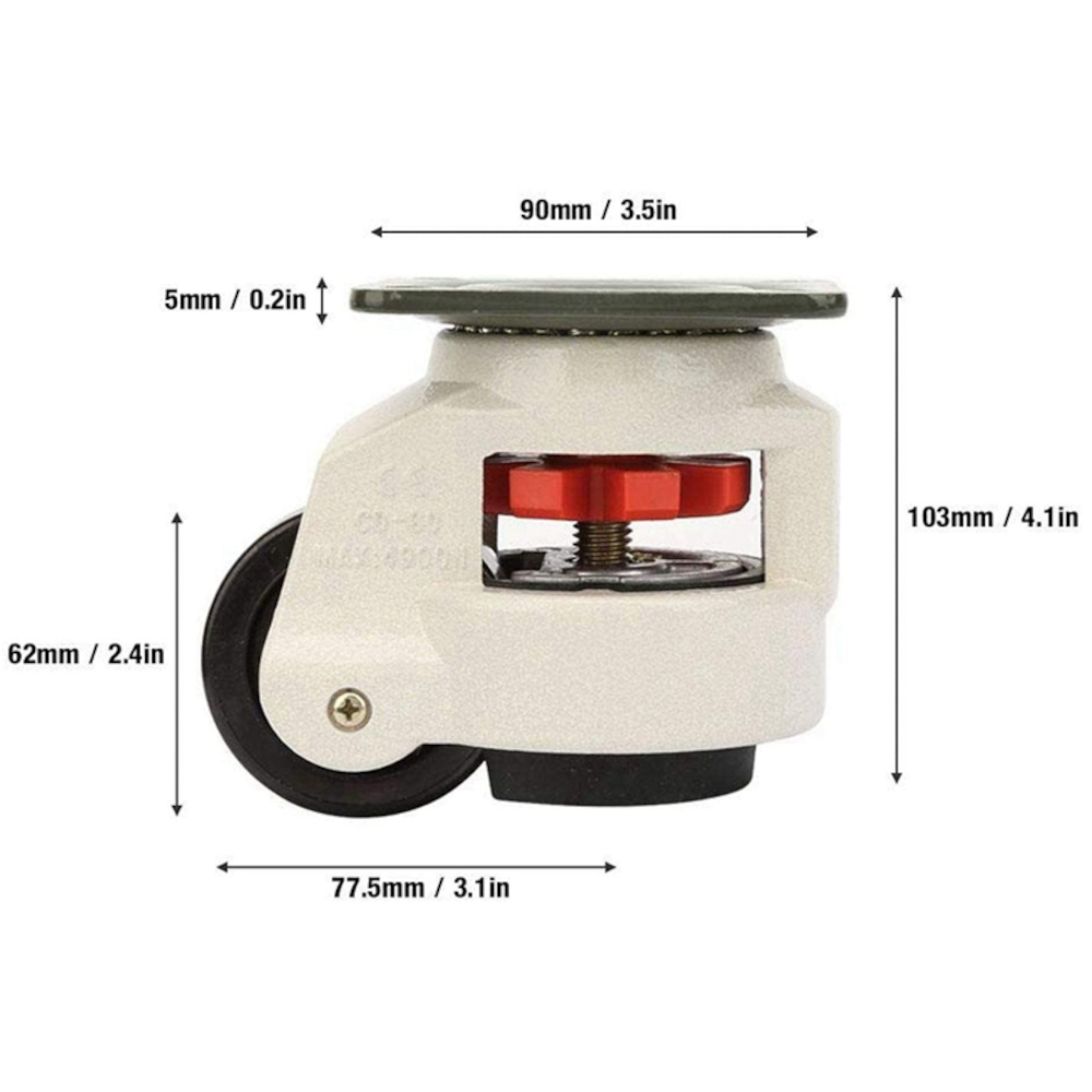 Swivel-Heavy-Duty-Machine-Levelling-Workbench-Caster-Wheel-Aluminum-Wear-resistant-Load-bearing-Stro-1797081-5