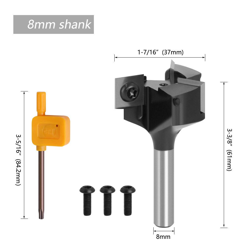 Three-blade-8MM-12MM-12quot-Shank-Router-Bit-Wood-Milling-Cutter-Planing-Tool-Woodworking-Tools-1911828-4