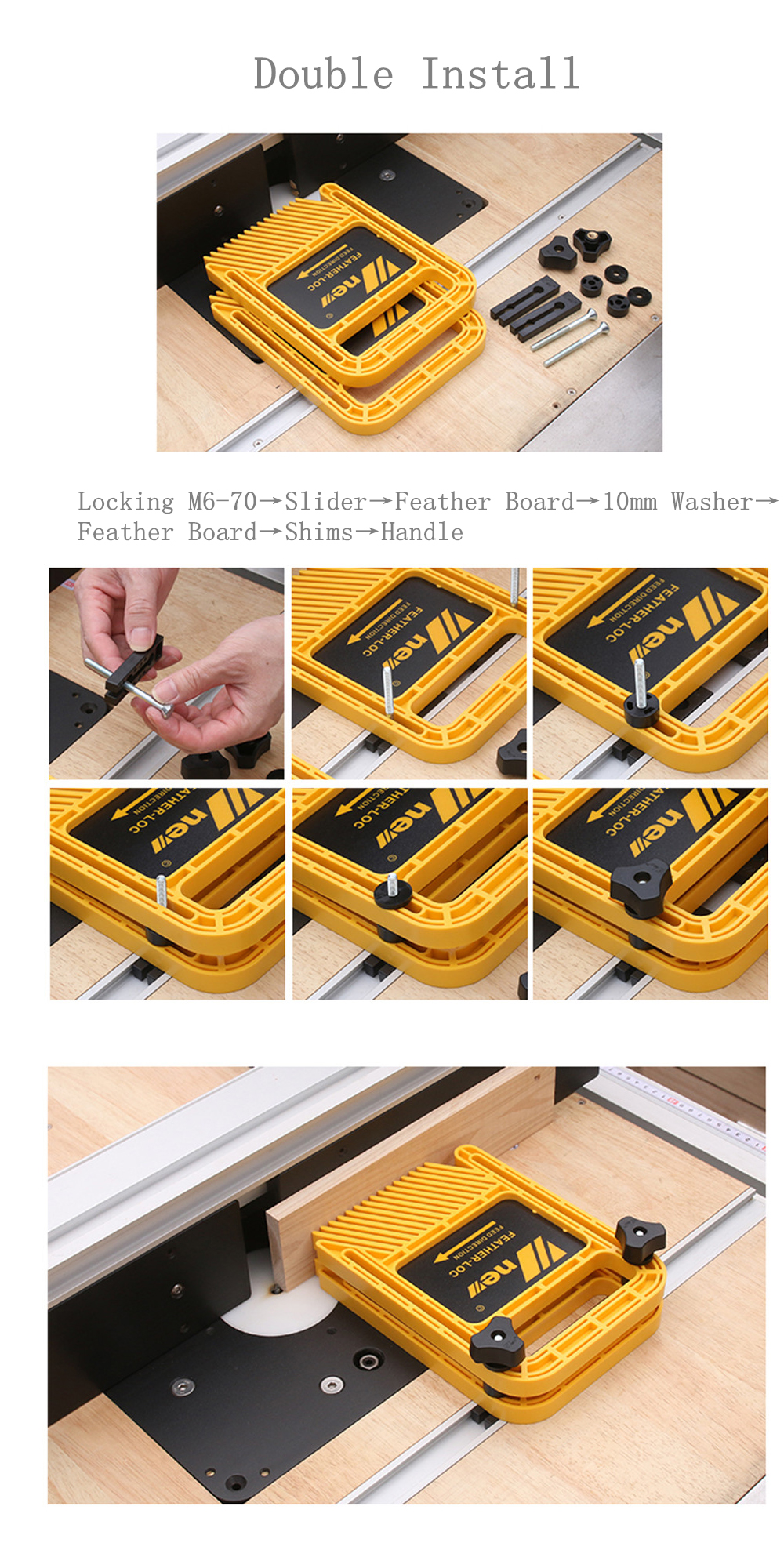 Wnew-Lengthened-Double-Feather-Boards-160mm-Adjust-Featherboards-Safety-for-Table-Saw-Router-Table-B-1667919-8