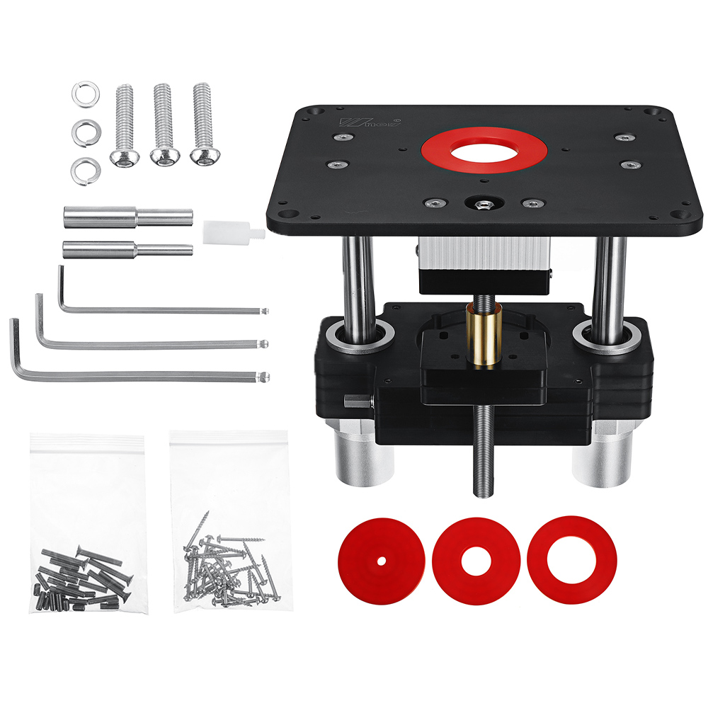 Wnew-Woodworking-Heavy-Duty-Router-Lift-Router-Table-Insert-Plate-with-Aluminium-Router-Insert-Plate-1845071-1