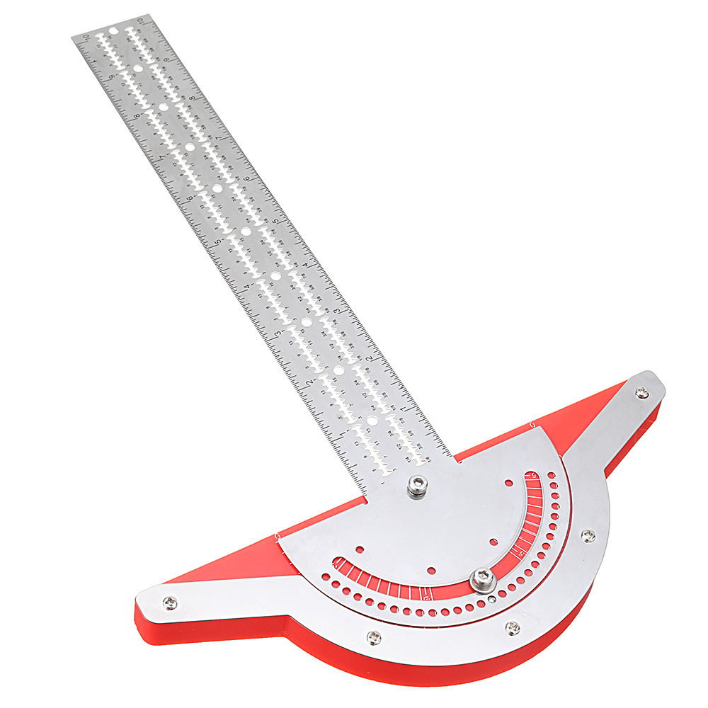 Woodworkers-Edge-Rule-Efficient-Protractor-Edge-Ruler-Stainless-Steel-Measuring-Ruler-Scale-Plastic--1861274-1