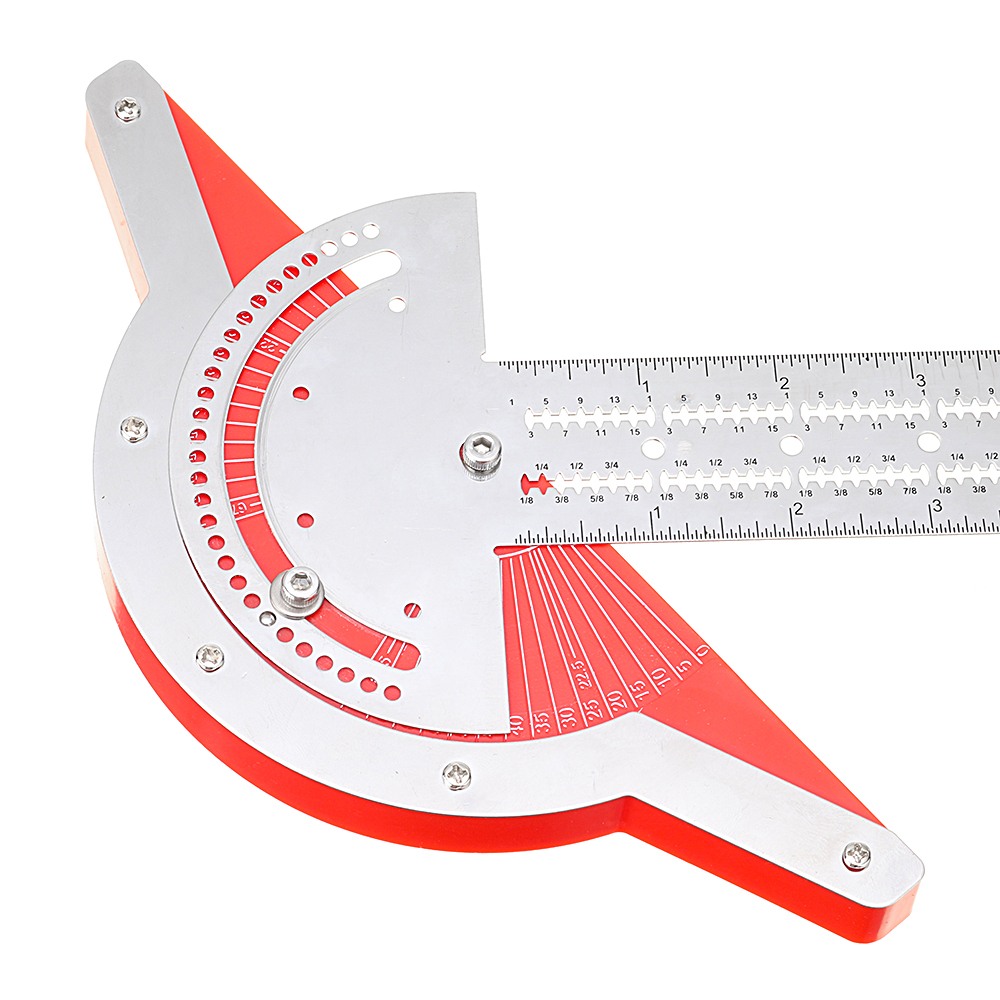 Woodworkers-Edge-Rule-Efficient-Protractor-Edge-Ruler-Stainless-Steel-Measuring-Ruler-Scale-Plastic--1861274-5