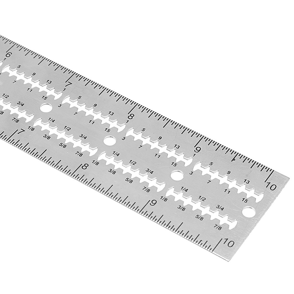 Woodworkers-Edge-Rule-Efficient-Protractor-Edge-Ruler-Stainless-Steel-Measuring-Ruler-Scale-Plastic--1861274-7