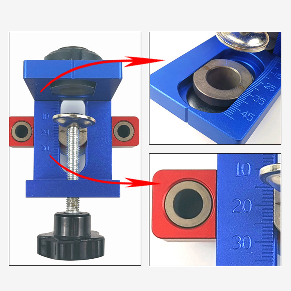 X150-3-in-1-Adjustable-Doweling-Jig-Hole-Drilling-Guide-Locator-Woodworking-Pocket-Fixture-Wood-Plat-1741022-6