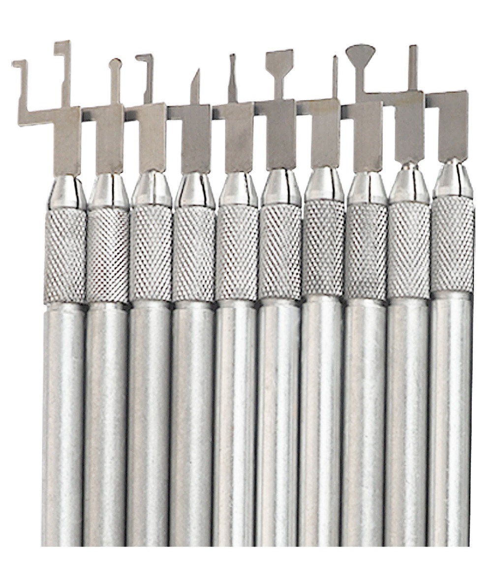 10pcs-Professional-Carving-Chisel-Knife-Hand-Tool-Set-Dental-Lab-Stainless-Steel-Wax-Carving-Tool-1815032-2