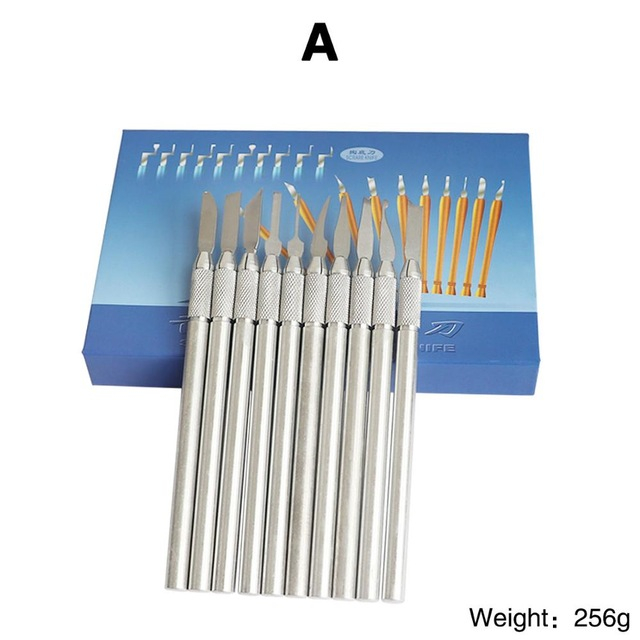 10pcs-Professional-Carving-Chisel-Knife-Hand-Tool-Set-Dental-Lab-Stainless-Steel-Wax-Carving-Tool-1815032-8