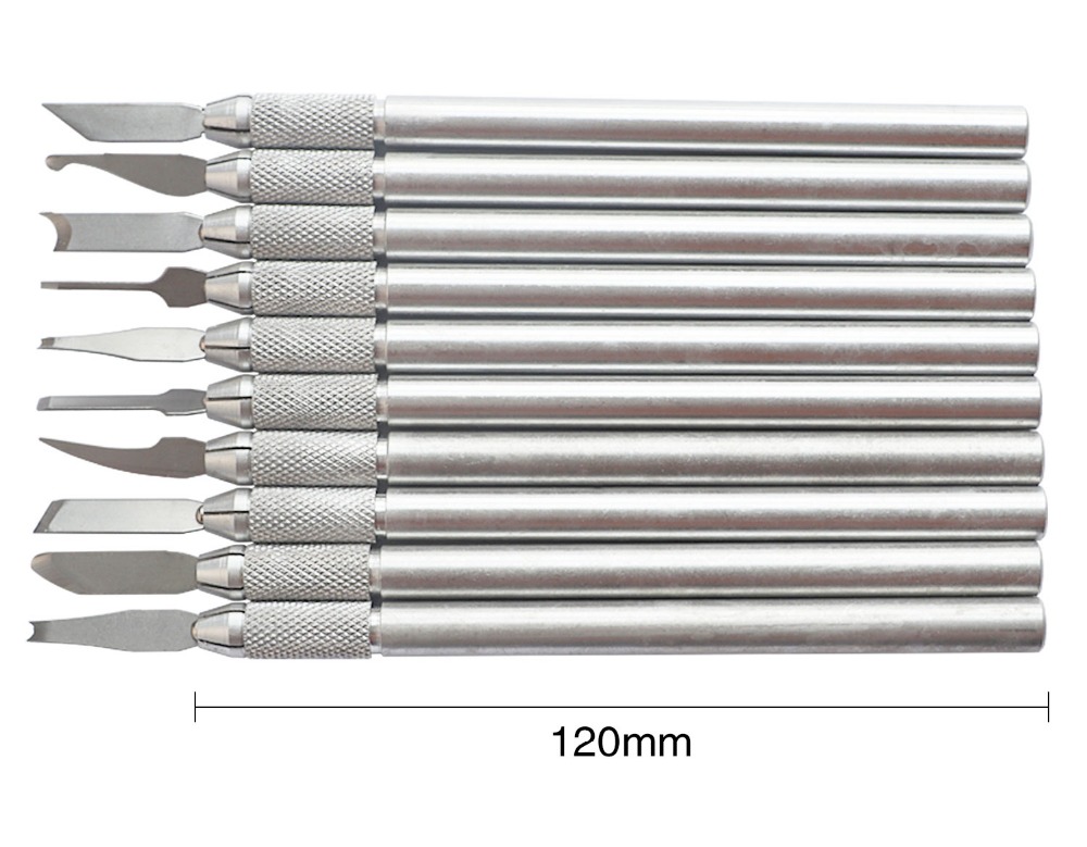 10pcs-Professional-Carving-Chisel-Knife-Hand-Tool-Set-Dental-Lab-Stainless-Steel-Wax-Carving-Tool-1815032-10