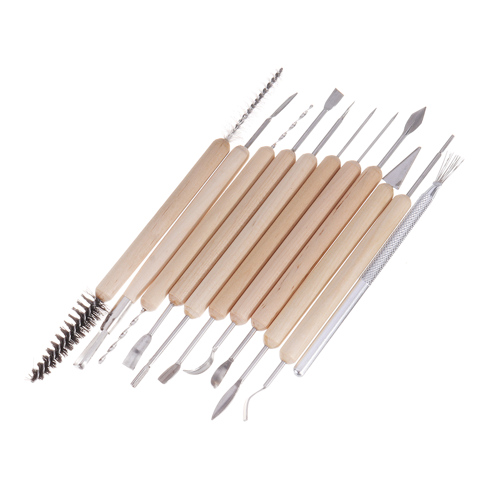 11Pcs-Clay-Sculpting-Tool-Kit-Sculpt-Smoothing-Wax-Carving-Pottery-Ceramic-Tools-Polymer-Shapers-Mod-1588046-1