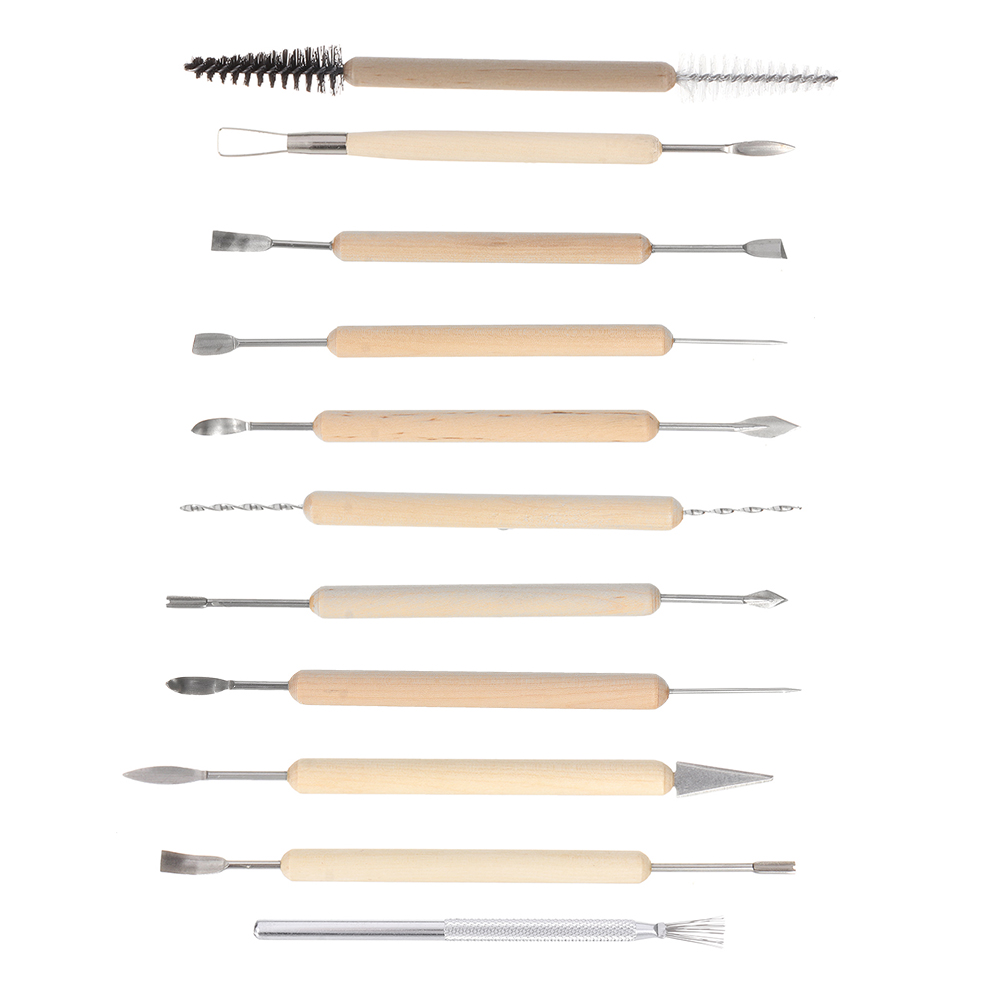 11Pcs-Clay-Sculpting-Tool-Kit-Sculpt-Smoothing-Wax-Carving-Pottery-Ceramic-Tools-Polymer-Shapers-Mod-1588046-3