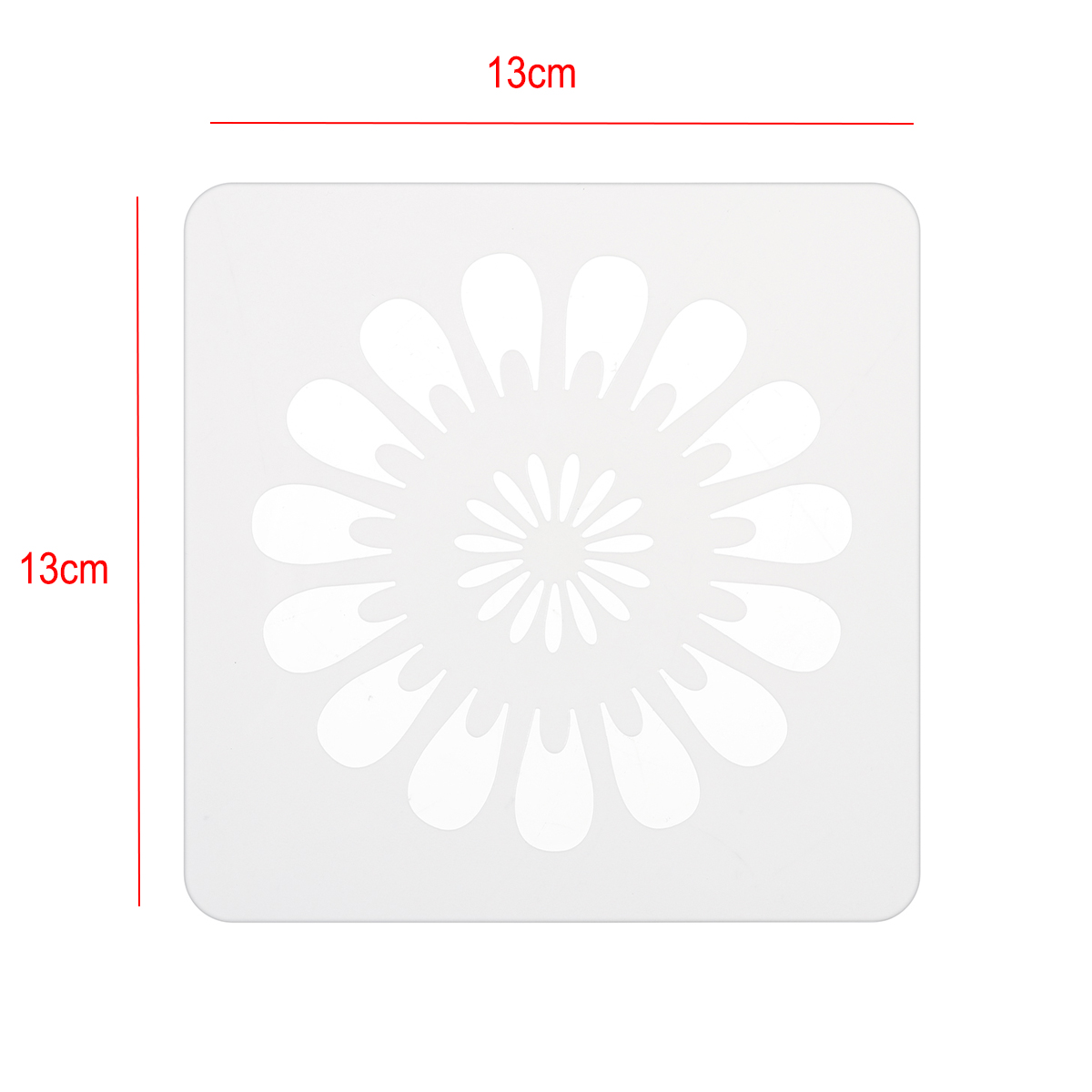13x13cm-16Pcs-White-Plastic-Mandala-Paint-Tray-Openwork-Painting-Template-1708803-11