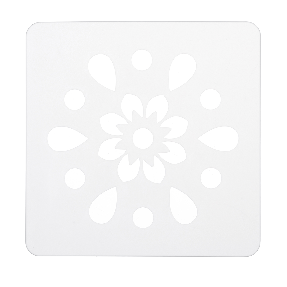 13x13cm-16Pcs-White-Plastic-Mandala-Paint-Tray-Openwork-Painting-Template-1708803-7