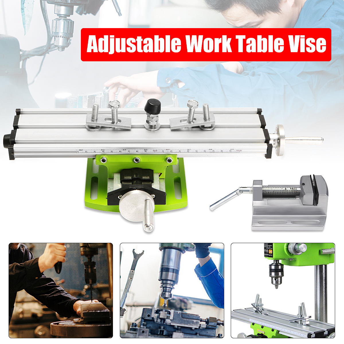 2-Axis-Milling-Compound-Working-Table-Cross-Sliding-Bench-Drill-Vises-Fixture-DIY-1185581-2