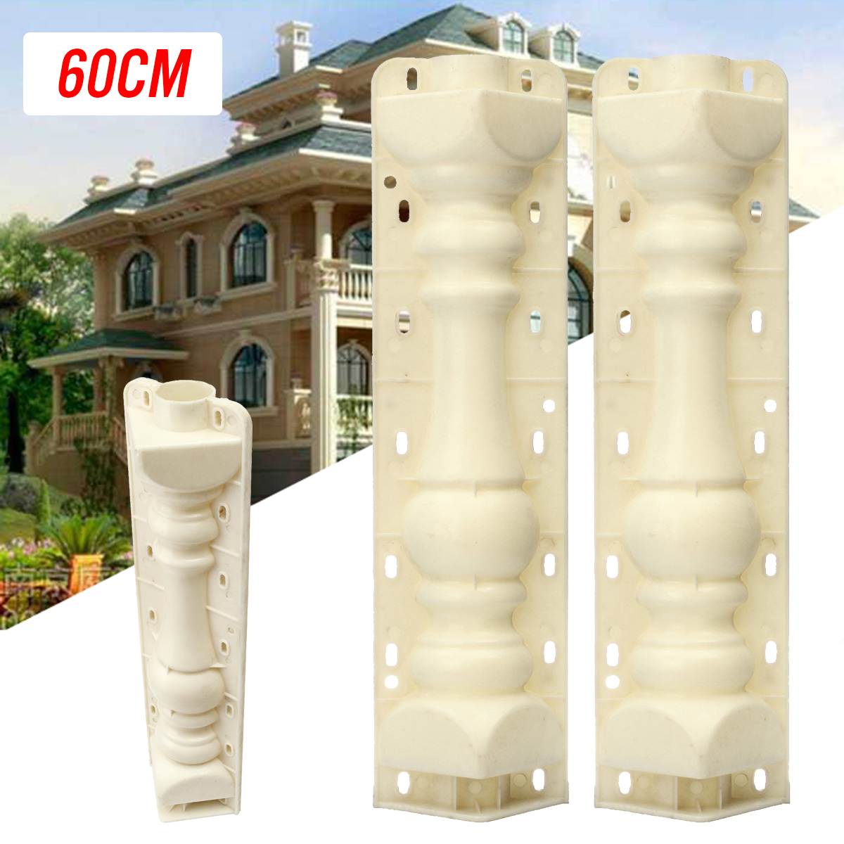 2Pcs-60cm-Balustrades-Molds-DIY-Mould-for-Concrete-Plaster-Cement-Garden-Decor-1395447-2