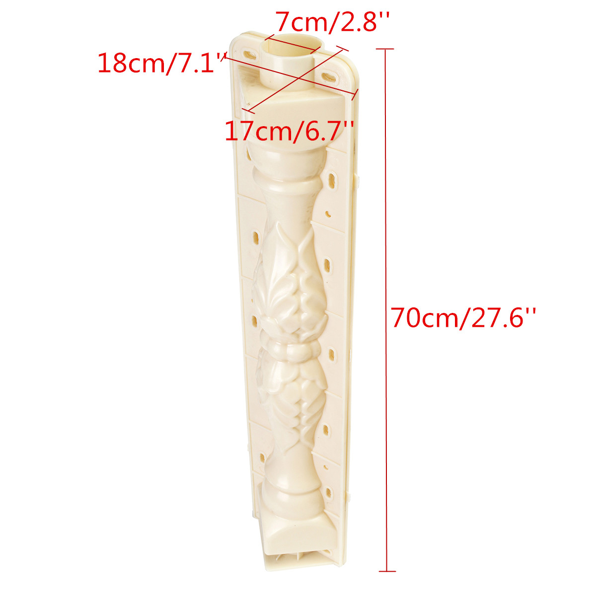 2Pcs-70CM-Balustrades-Molds-Plastic-Mould-Garden-DIY-Casting-Cement-Plaster-Concrete-1395446-10