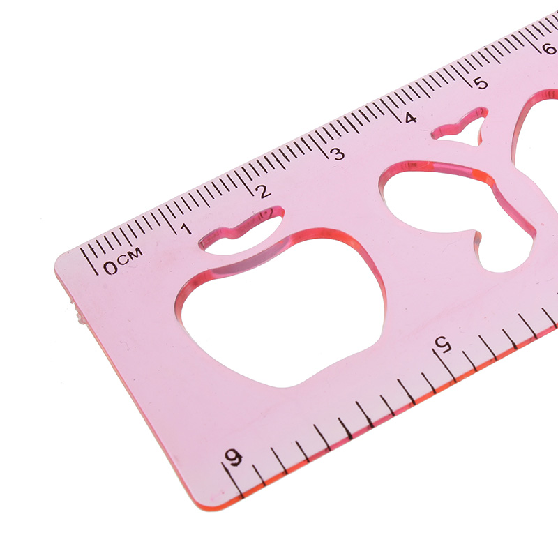 4Pcs-Candy-Color-Cute-Art-Graphics-Symbols-Drawing-Template-Ruler-15CM-1358898-6