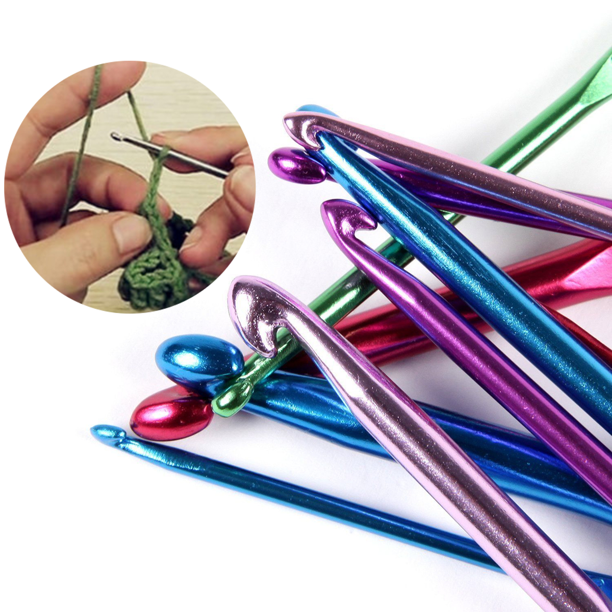 50pcs-Aluminum-Crochet-Hooks-Kit-Weave-Yarn-Knitting-Needles-Sewing-Tools-Case-1138132-2