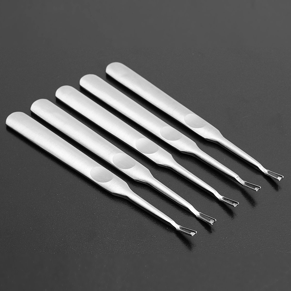 5Pcs-V-Shaped-Hand-Working-Leather-Groover-Edge-Beveler-Skiving-Craft-DIY-Tool-1122707-3