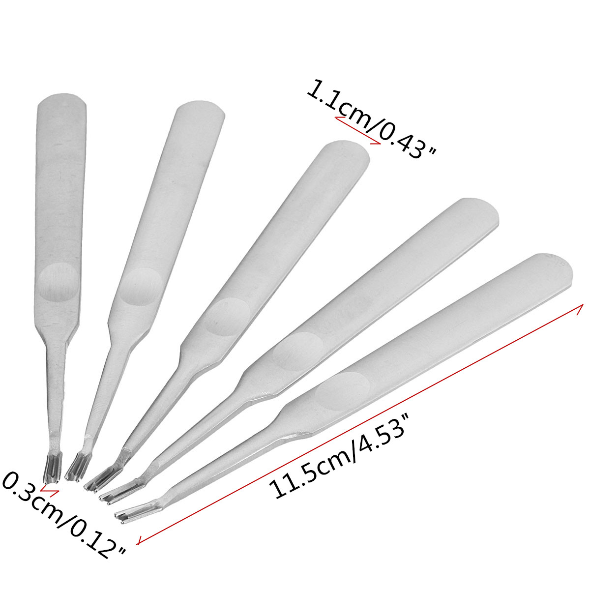 5Pcs-V-Shaped-Hand-Working-Leather-Groover-Edge-Beveler-Skiving-Craft-DIY-Tool-1122707-5