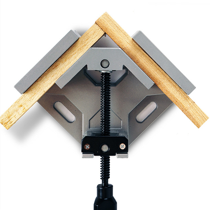 90deg-Right-Angle-Aluminum-Alloy-Woodworking-Clamp-with-SingleDouble-Handle-Vice-Holder-Tools-1567759-4