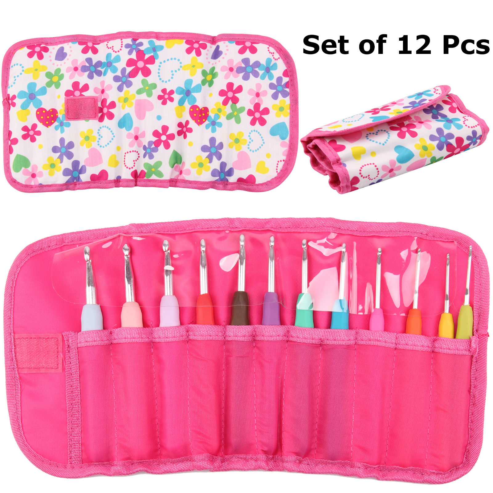 91112Pcs-Crochet-Hook-Set-Knitting-Needle-Yarn-Handle-Organiser-Case-Set-Tool-1138131-7