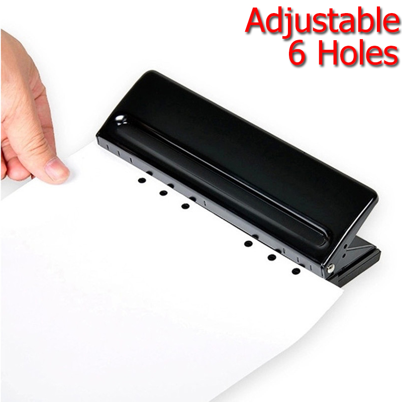 Adjustable-6-Holes-Punch-Loose-leaf-Diaries-Organizers-Paper-Punch-Staplers-1264919-2