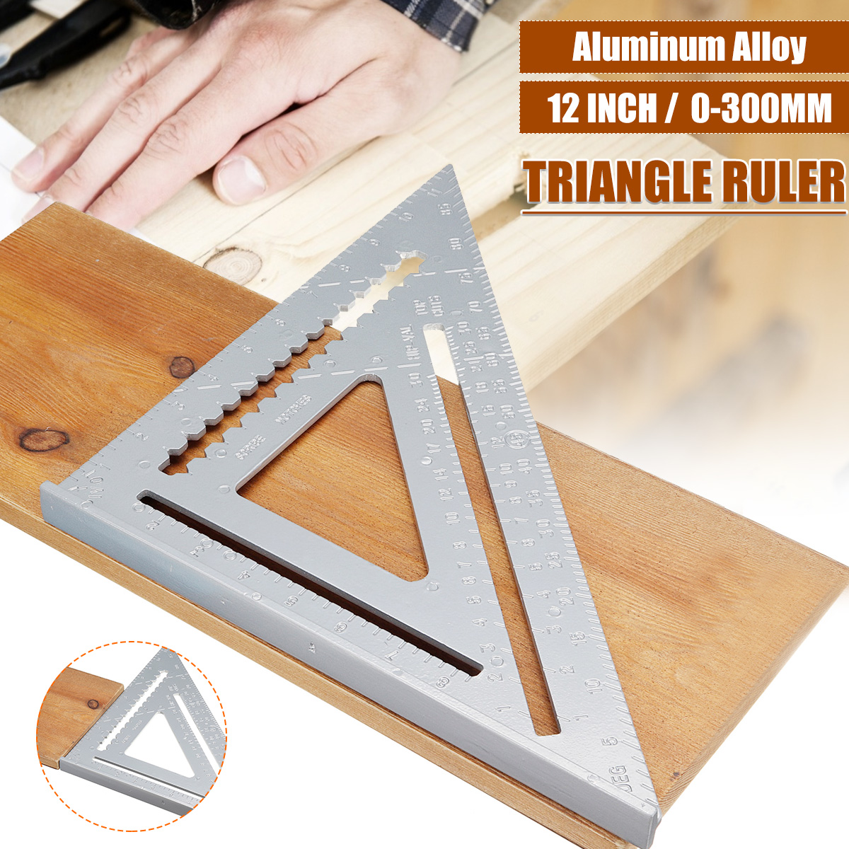 Aluminum-Alloy-Angle-Square-Triangle-Ruler-Roofing-Carpenter-Woodworking-Tool-1779182-4