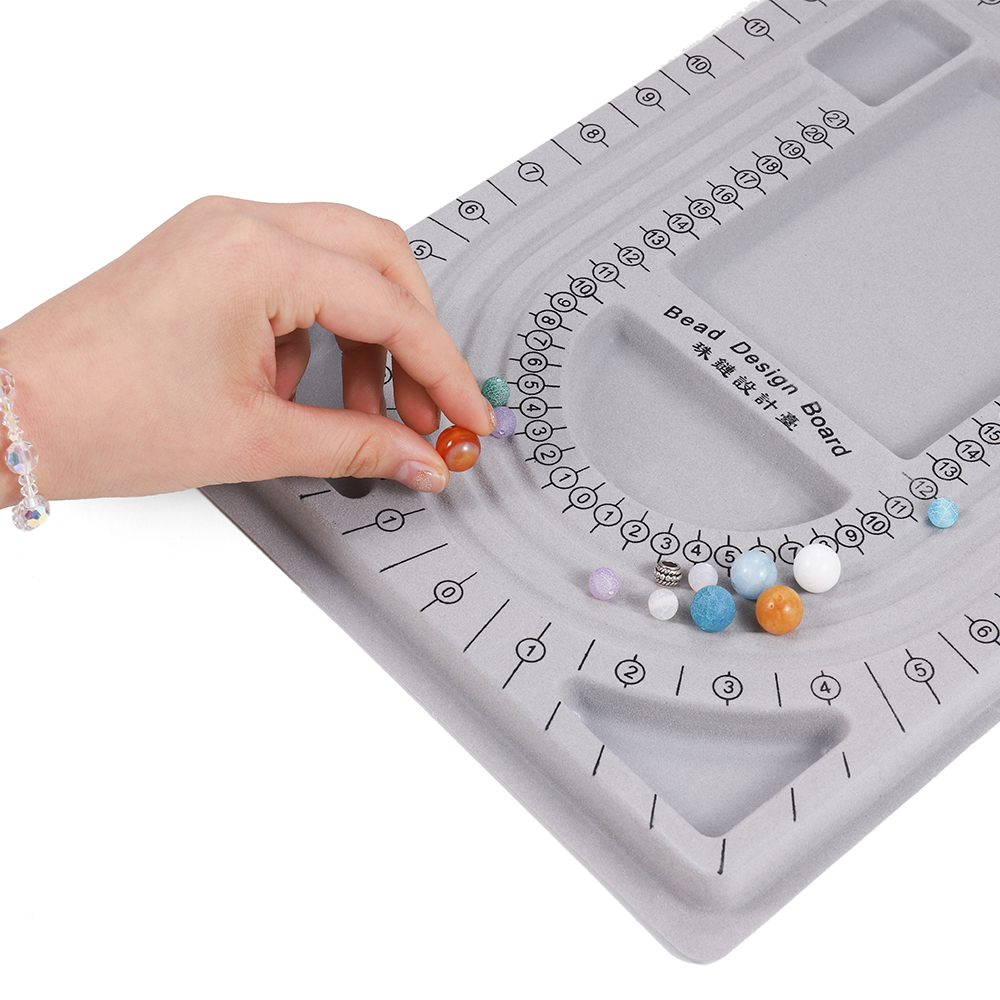Gray-Flocked-Bead-Board-For-DIY-Bracelet-Necklace-Beading-Jewelry-Making-Organizer-Tray-Design-Craft-1816554-9