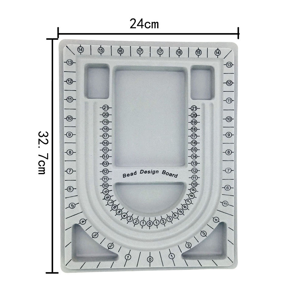 Gray-Flocked-Bead-Board-For-DIY-Bracelet-Necklace-Beading-Jewelry-Making-Organizer-Tray-Design-Craft-1816554-10