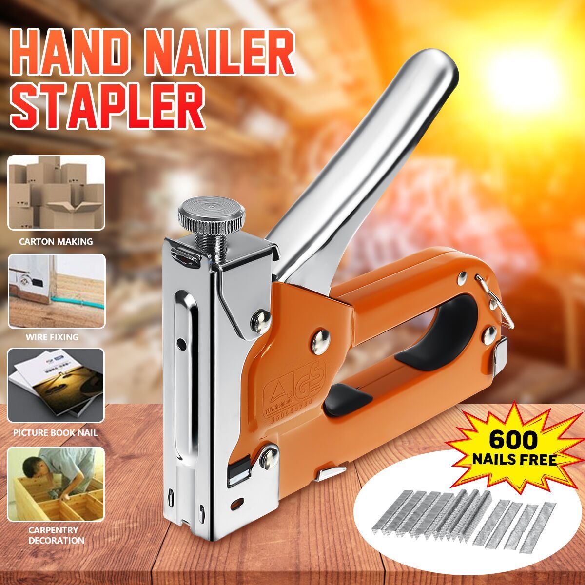 Hand-Nailer-Stapler-with-600Nails-Door-Type-Nail-U-Nail-T-Nail-Steel-Manual-Nailing-Machine-1683411-1
