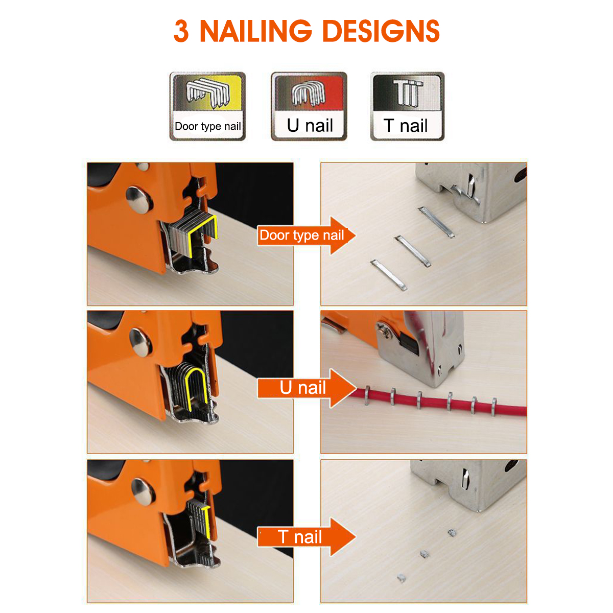 Hand-Nailer-Stapler-with-600Nails-Door-Type-Nail-U-Nail-T-Nail-Steel-Manual-Nailing-Machine-1683411-5