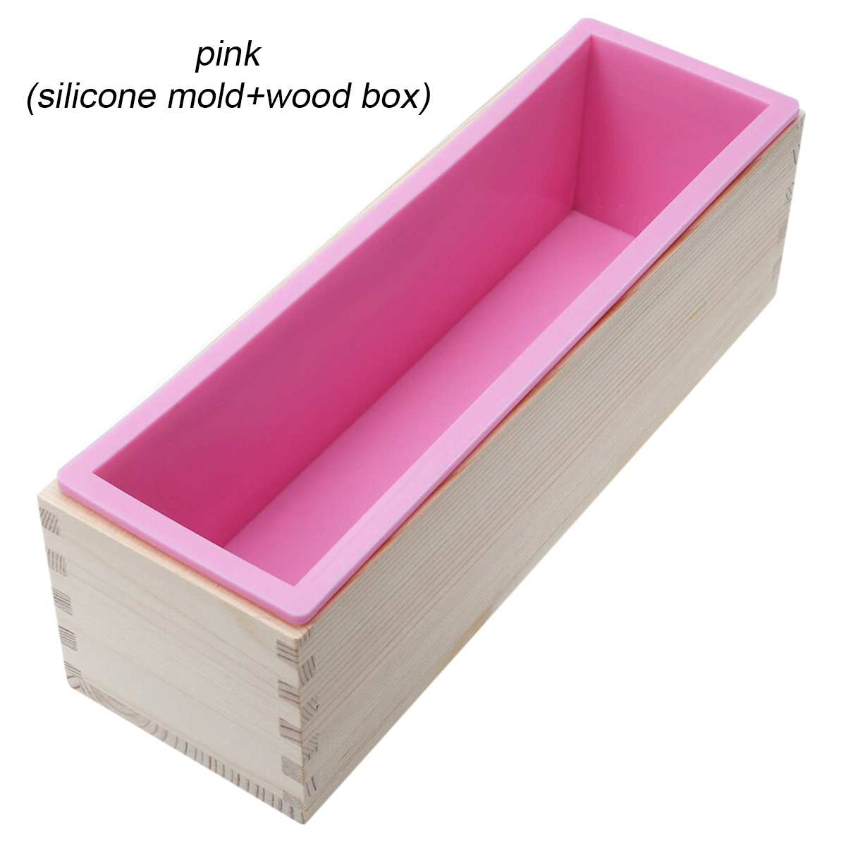 New-Wood-Loaf-Soap-Mould-with-Silicone-Mold-Cake-Making-Wooden-Box-Soap-1602226-6