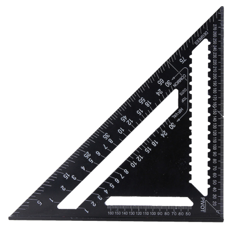 Raitool-AR01-43X30X30cm-Imperial-Aluminum-Alloy-Triangle-Ruler-Black-Triangular-Ruler-1830356-7