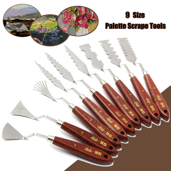 Stainless-Steel-Palette-Scrapers-Shovel-Spatula-Paint-Painting-Artist-Tool-1111787-1
