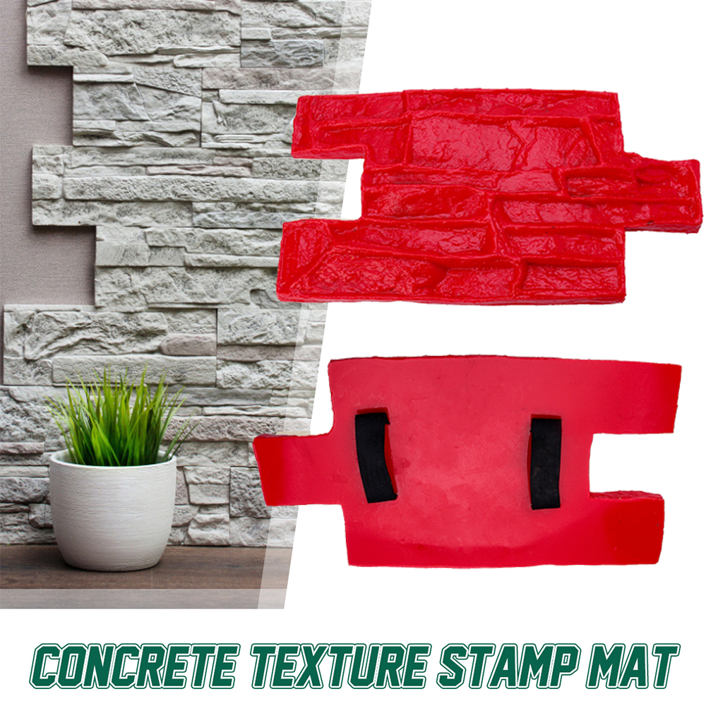 Stone-Decorative-Concrete-Mold-Cement-Reusable-Brick-Mold-Imprint-Texture-Stamp-Mat-1520838-1