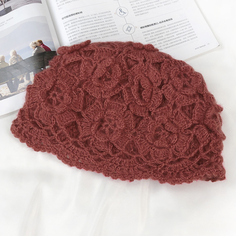 Women-Hand-crocheted-Beanie-Hat-Retro-Literary-Casual-Turban-Hat-1622418-8