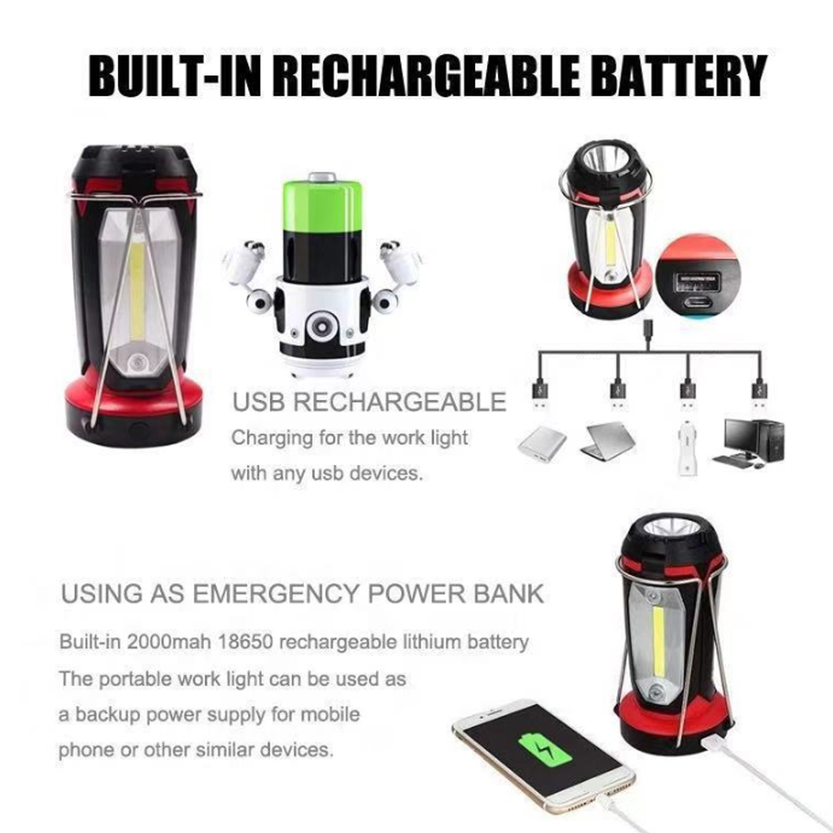 270LM-COB-2000mAh-Rechargeable-Multifunctional-Lantern-LED-Flashlight-Work-Light-Waterproof-Portable-1629273-6