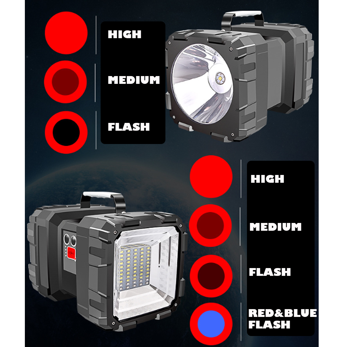 40W-P50-35Pcs-Dual-Head-USB-Rechargeable-Powerful-LED-Work-Light-3-Modes-Super-Bright-Spotlight-Flas-1618511-3