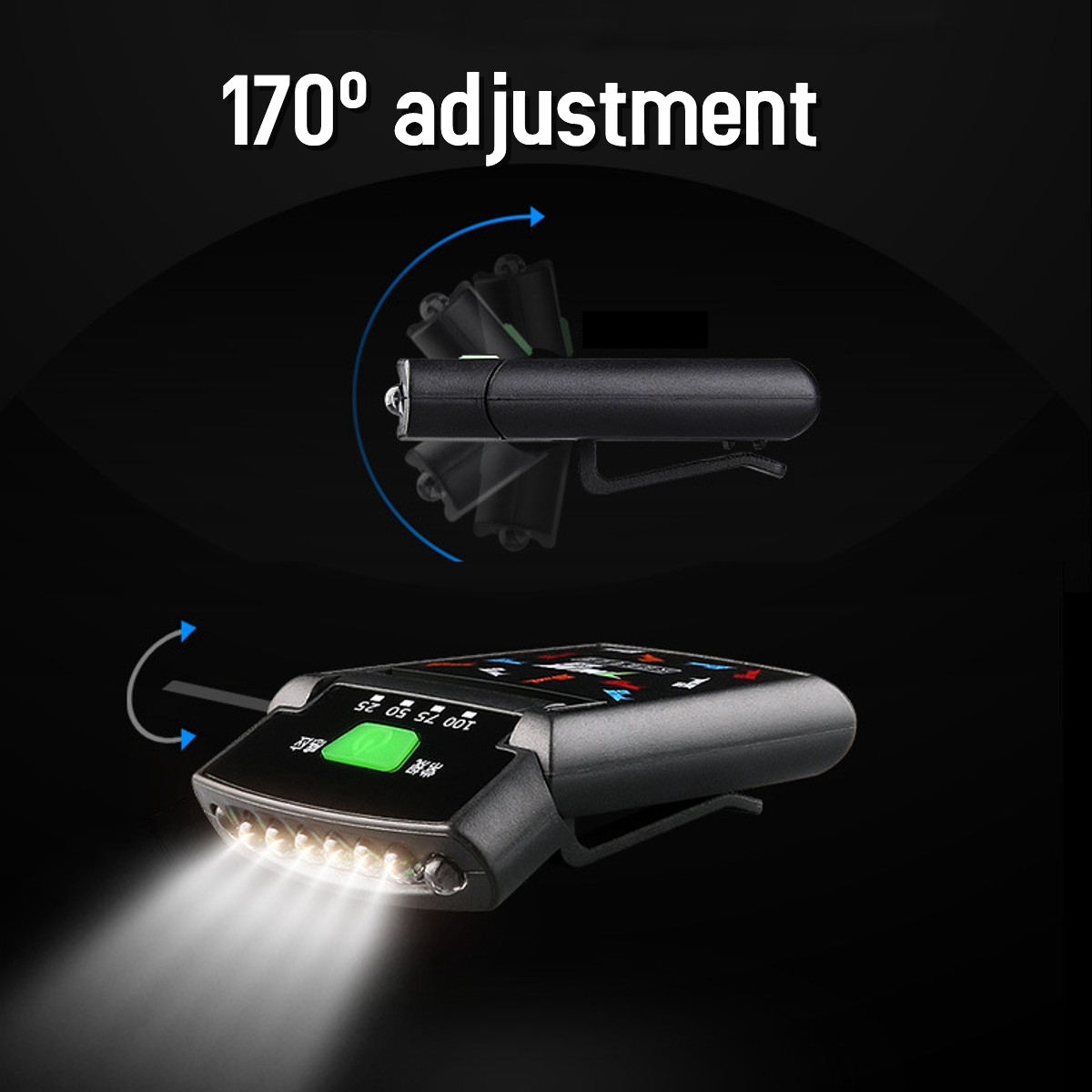 6-LED-Clip-on-Headlamp-Rechargeable-Sensor-Cap-Hat-Lamp-Headlight-Torch-Work-Light-1636256-3
