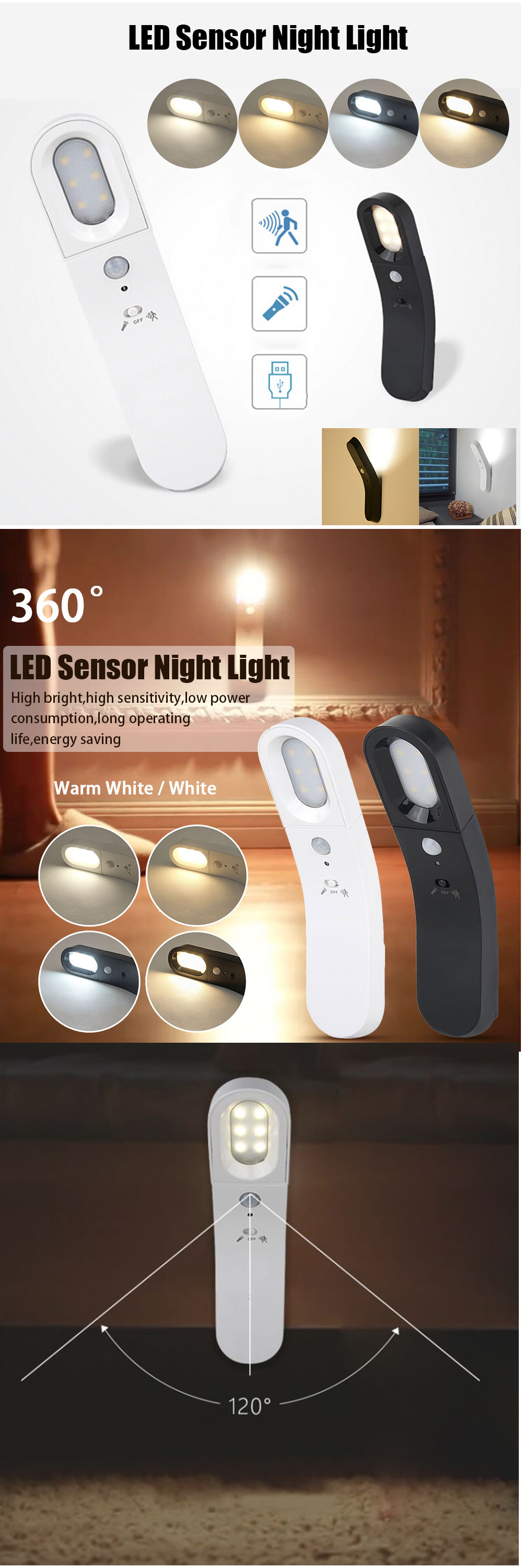 BIKIGHT-I-B01-1W-2Modes-USB-Rechargeable-Magnetic-Base-LED-Battery-PIR-Motion-Sensor-Night-Light-1313806-1